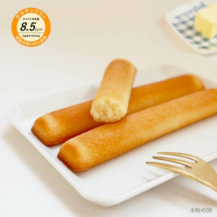 国産米粉１００％使用したグルテンフリーで無添加の米粉フィナンシェのイメージ写真